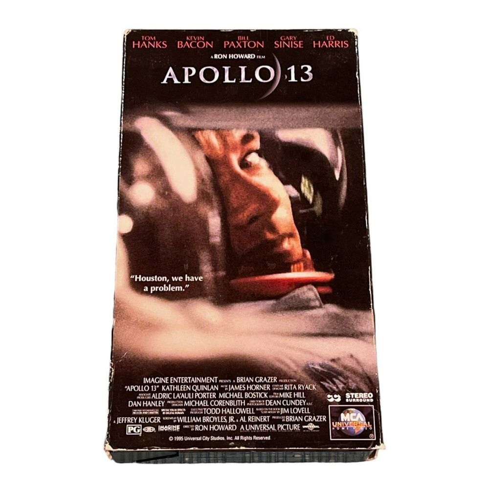 Apollo 13 (VHS, 1995) TESTED Tape And Cover